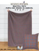 BEUTIFUL FRETS - PURPLE ORANGE CHARCOL