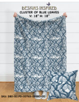 CLUSTER OF BLUE LEAVES