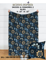 DAISIES & DIAMONDS BLUE