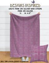 DESIGNERS LEAVE IT. cacti pink web stripe