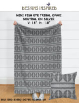 MiniFish Eye Opaki Neutrals on silver