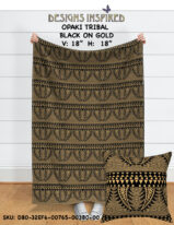OPAKI TRIBAL BLACK ON GOLD