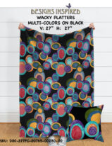 WACKY PLATTERS ON BLACK